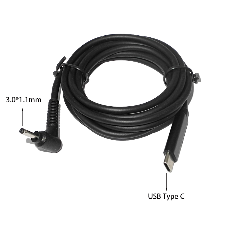 Cable Lock Laptop - USB Type C ถึง DC 3.0x1.1