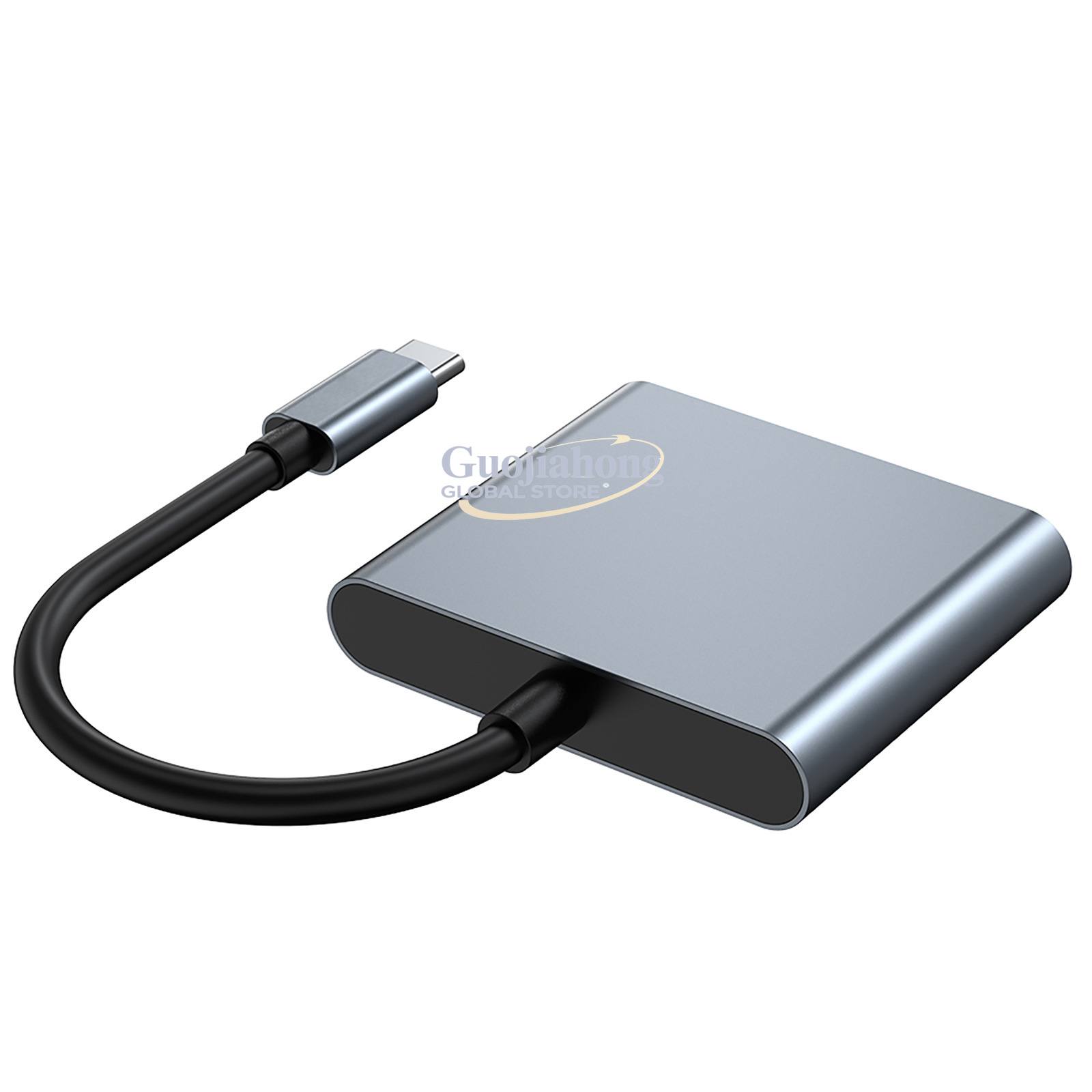 Docking Station Usb C - อะแดปเตอร์แปลง USB-C เป็น HD แบบสาม-in-หนึ่ง รองรับ