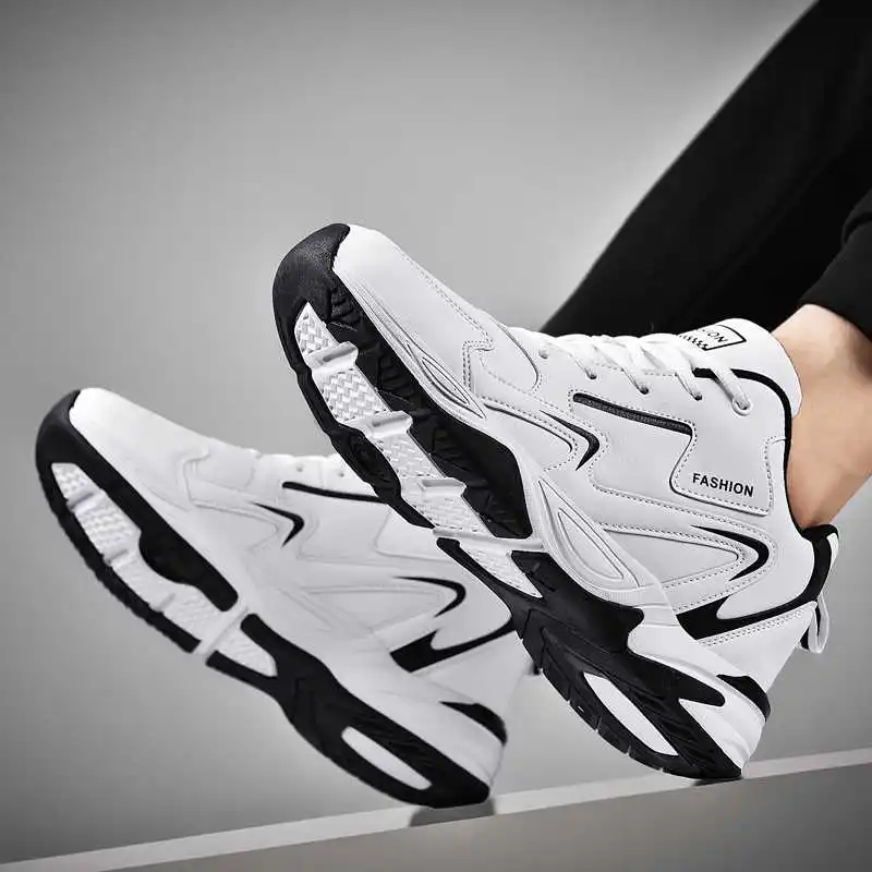 Office Tech Supply - เย็นฤดูใบไม้ผลิ GYM รองเท้าผ้าใบ Casual Loafers Mens