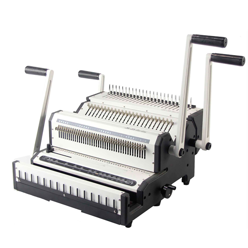 Binding Machine Comb - WD-CW2500A เครื่องเข้าเล่มแบบมัลติฟังก์ชัน 330 มม. 2-in-1 สำหรับเข้าเล่มแบบลวดและแบบหวี