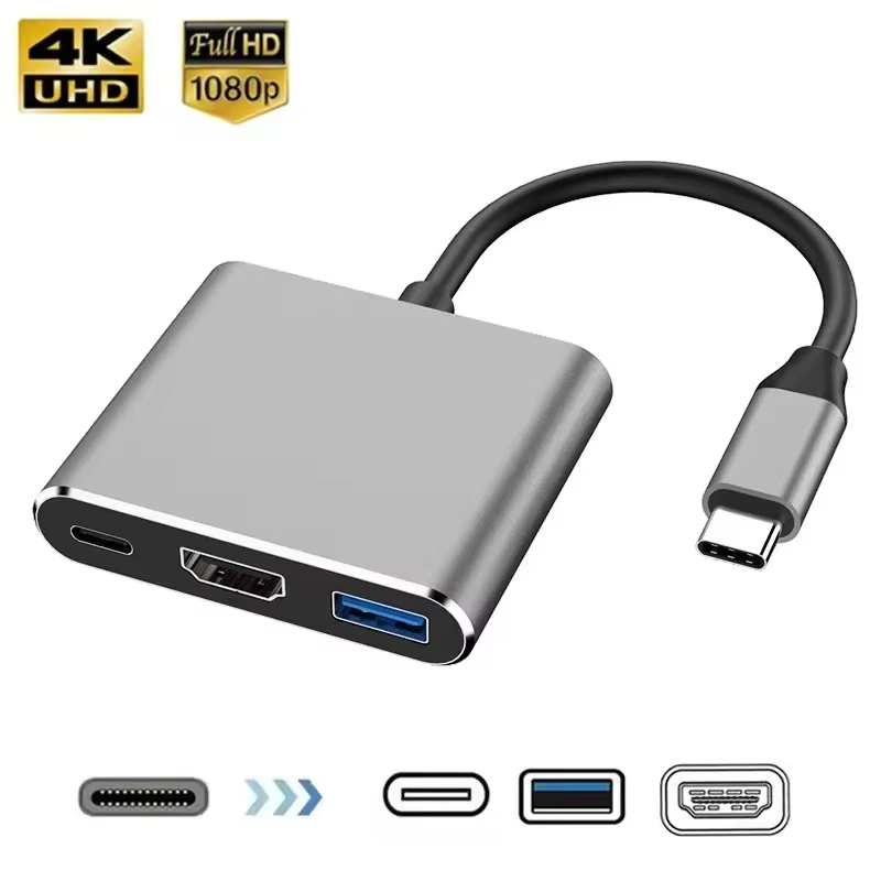 3 IN 1 USB PD HDMI Docking Sta - Docking Station Usb C บทวิจารณ์และราคา