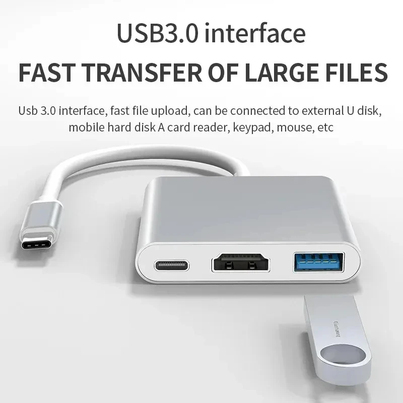 3 IN 1 USB PD HDMI Docking Sta - Docking Station Usb C บทวิจารณ์และราคา