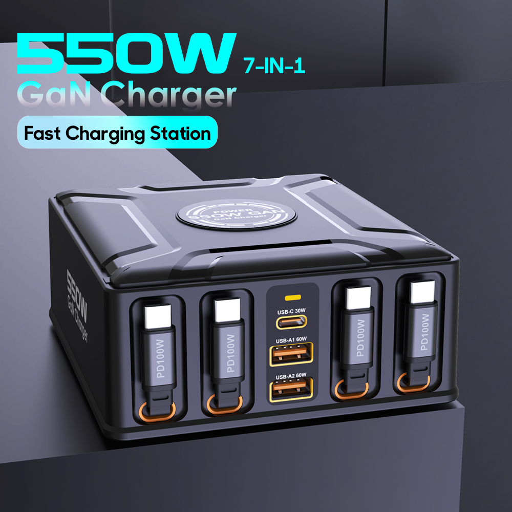 สถานีชาร์จ 7-in-1 กำลังไฟ 550W - Cable Lock Laptop บทวิจารณ์และราคา