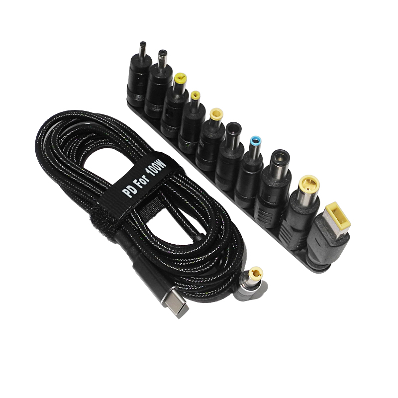100W ประเภท C Dc อะแดปเตอร์แจ็ - Cable Lock Laptop บทวิจารณ์และราคา