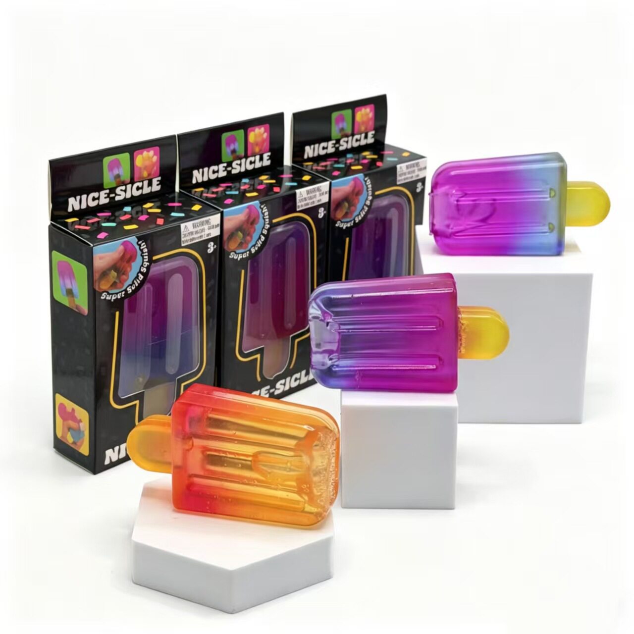 ของเล่นบีบสีรุ้งรูปไอศกรีม นุ่ - Home Office Tech Gadgets บทวิจารณ์และราคา