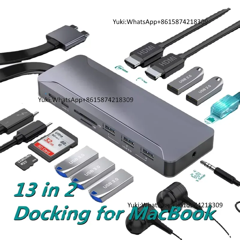 ฮับด็อกกิ้งสถานี 5 พอร์ต USB พ - Docking Station Usb C บทวิจารณ์และราคา