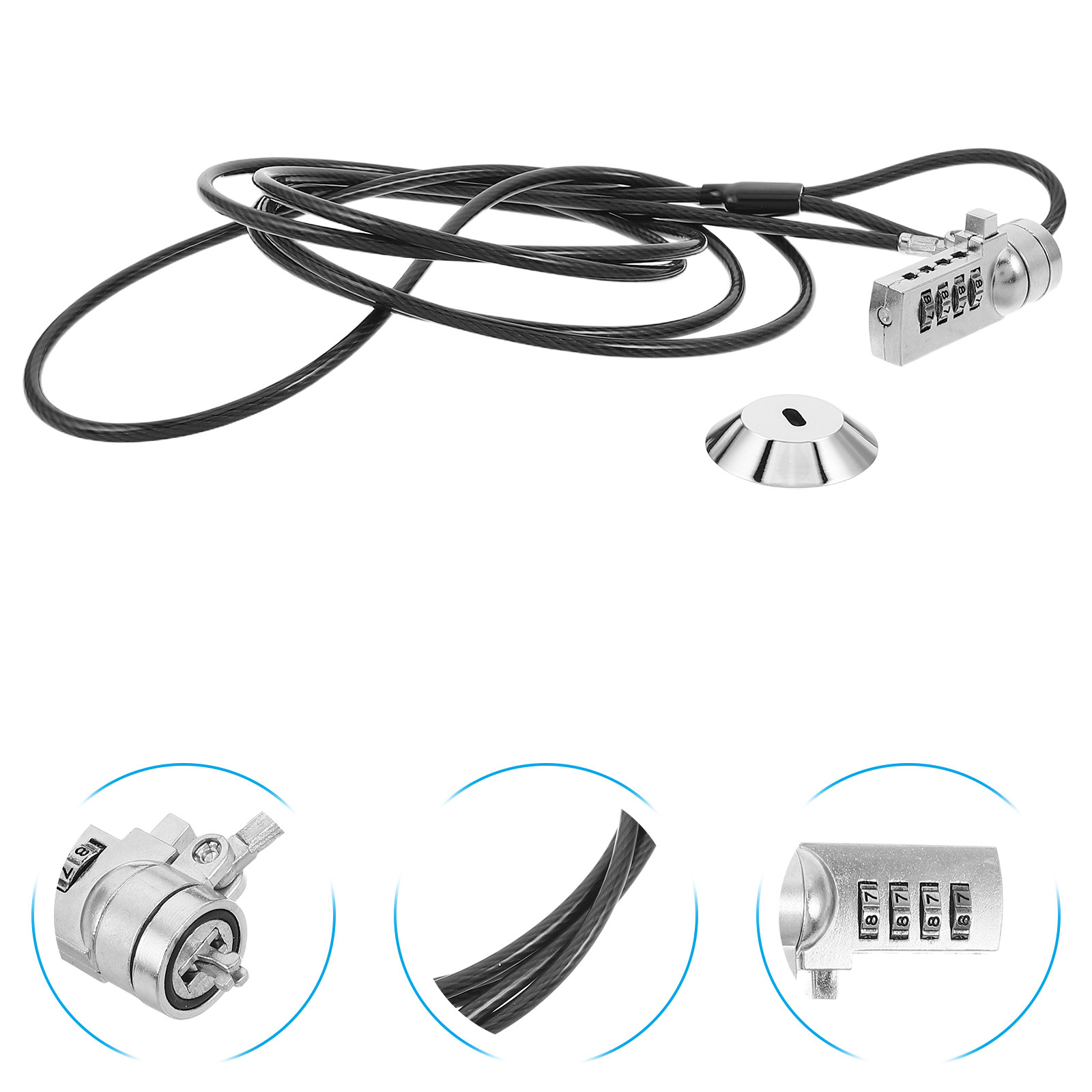 ชุดล็อคแล็ปท็อปแบบผสม 1 ชุด สา - Cable Lock Laptop บทวิจารณ์และราคา