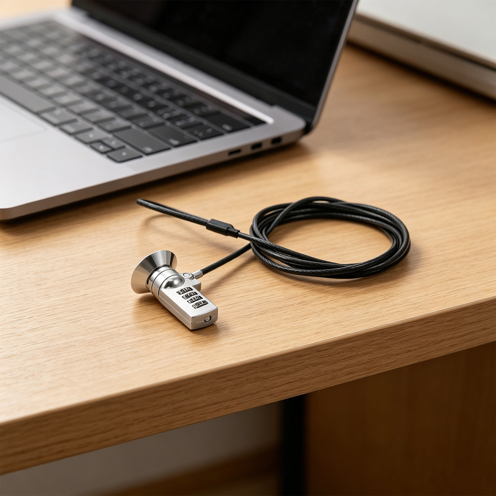 ชุดล็อคแล็ปท็อปแบบผสม 1 ชุด สา - Cable Lock Laptop บทวิจารณ์และราคา
