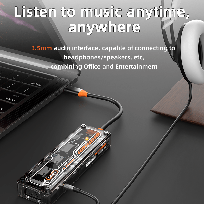 ฮับ USB-C 6-in-1 สำหรับ MacBoo - Docking Station Usb C บทวิจารณ์และราคา