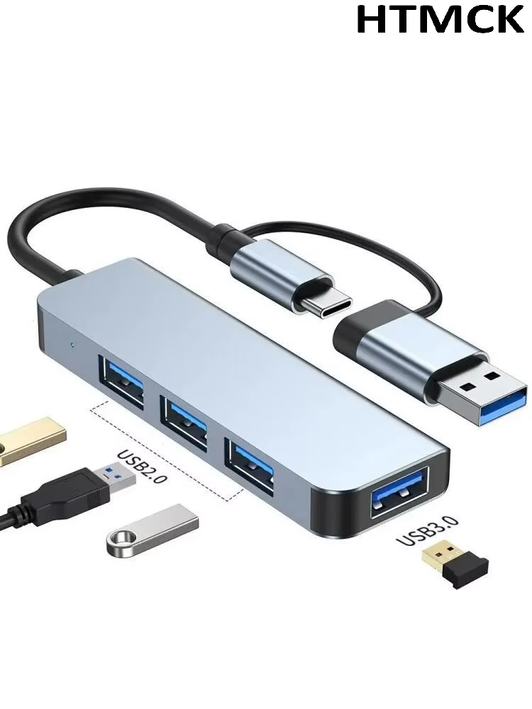 ฮับ USB C แบบ 8 in 2 พร้อมพอร์ - Docking Station Usb C บทวิจารณ์และราคา