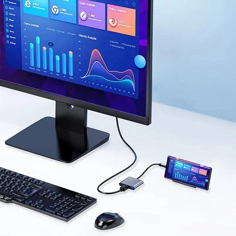 USB C HUB 3in1 ประเภท C 3.0 ถึ - Docking Station Usb C บทวิจารณ์และราคา