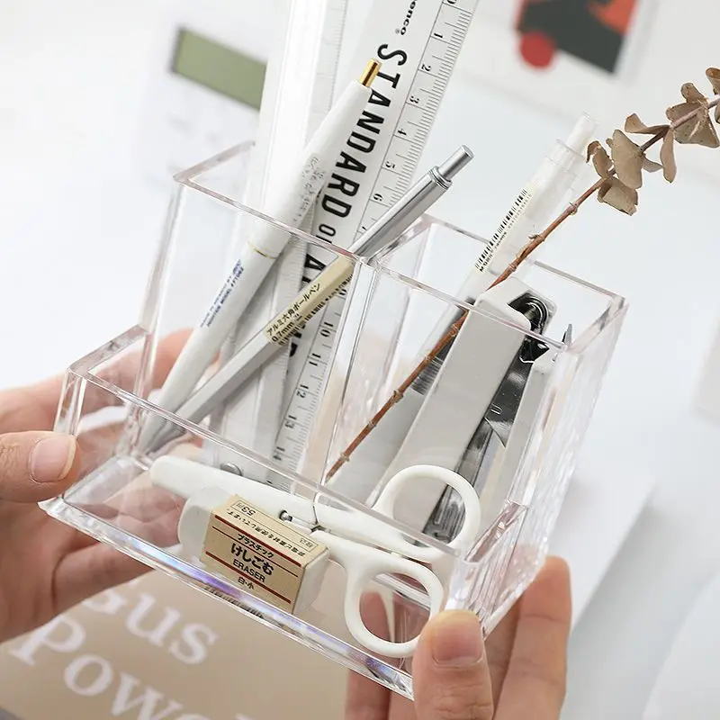 ที่ใส่ปากกาสามช่องแบบอะคริลิคใ - Home Office Tech Gadgets บทวิจารณ์และราคา