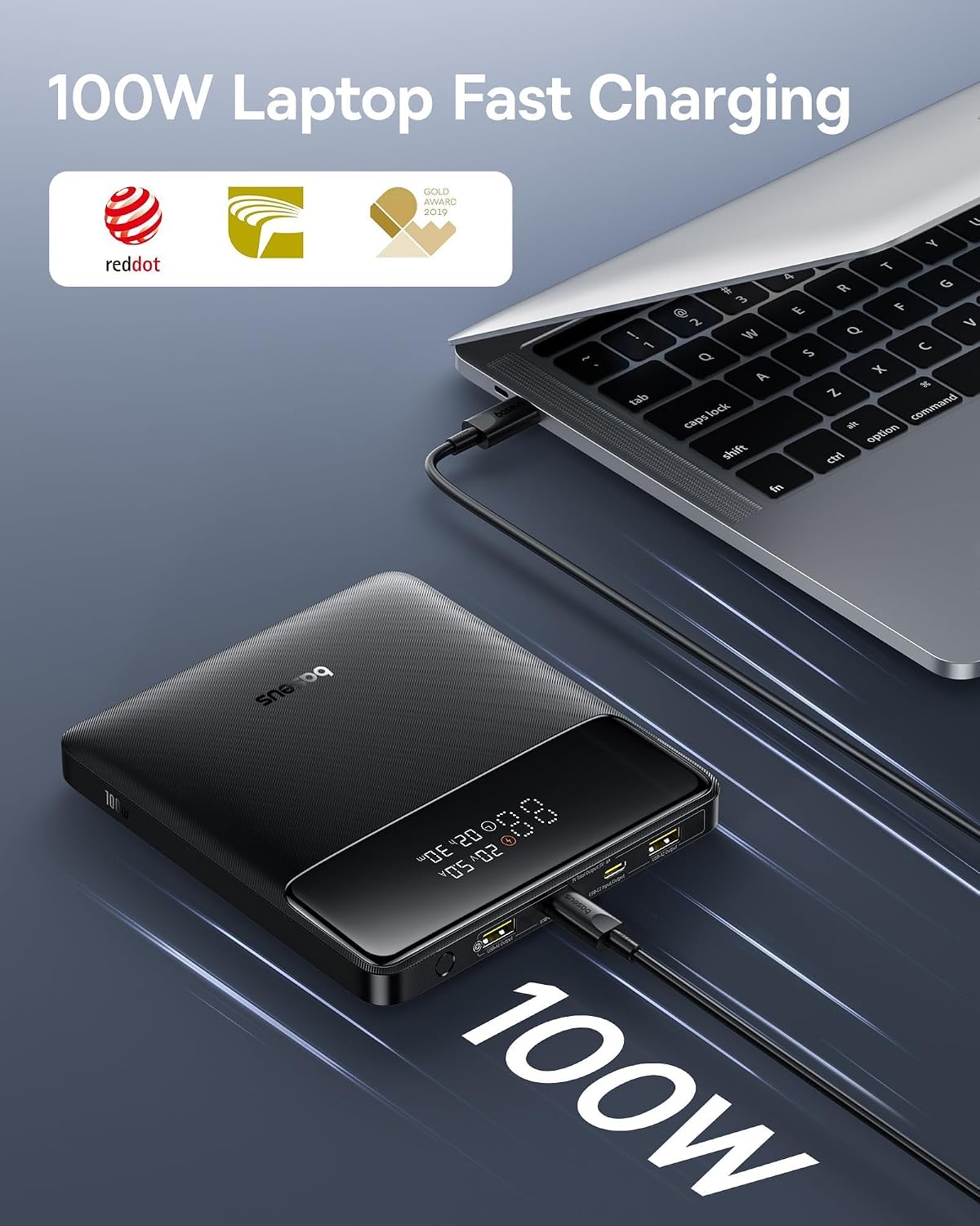 แบตเตอรี่สำรองพกพา Baseus สำหร - Cable Lock Laptop บทวิจารณ์และราคา