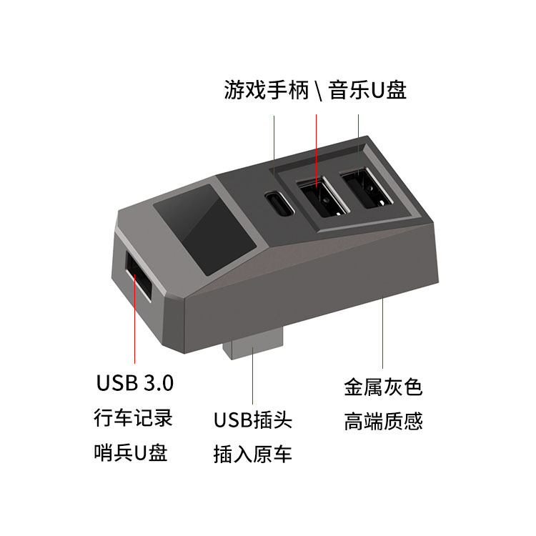 ฮับ USB สำหรับกล่องเก็บของในรถ - Docking Station Usb C บทวิจารณ์และราคา