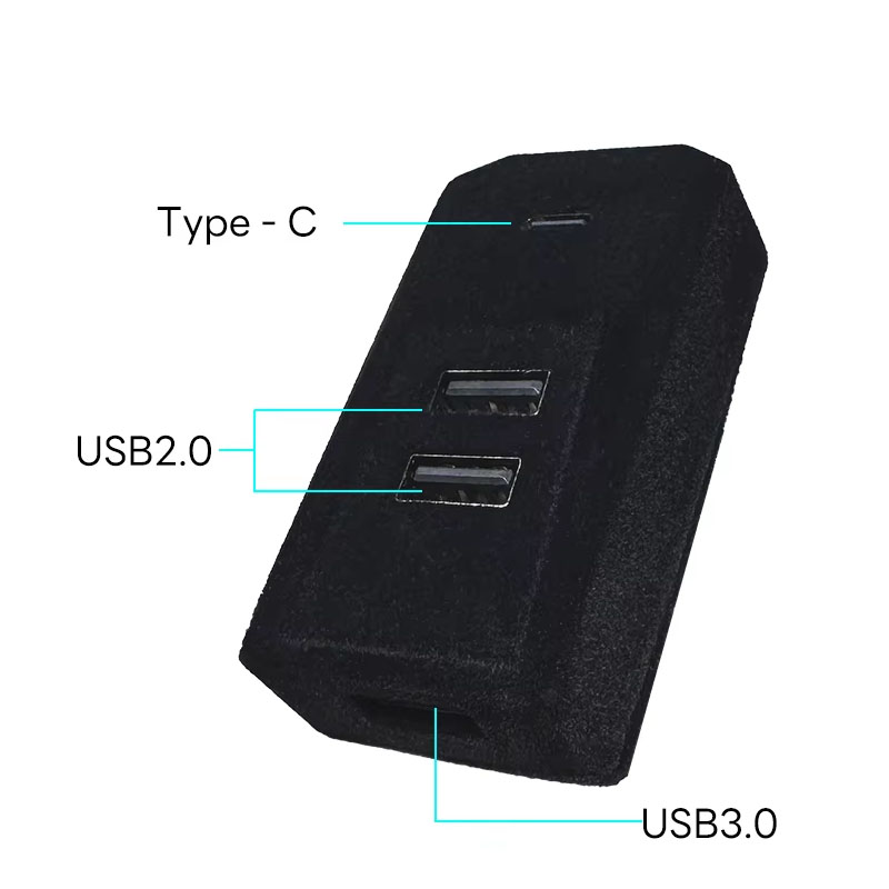แท่นวางสำหรับกล่องถุงมือรถยนต์ - Docking Station Usb C บทวิจารณ์และราคา